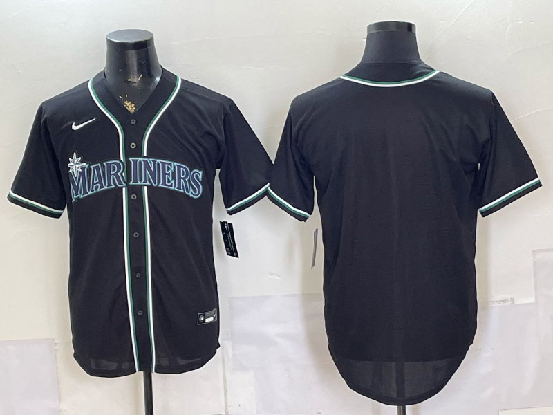 Men 2026 Seattle Mariners blank black Nike MLB Jersey 0801004->seattle mariners->MLB Jersey